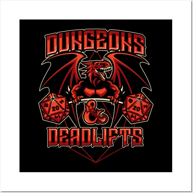 Dungeons and Deadlifts Wall Art by CoDDesigns